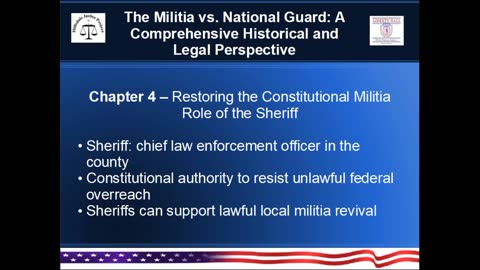 Why Every Sheriff Must Know the Constitution, by the Grumpy Old Vet, Militia v National Guard
