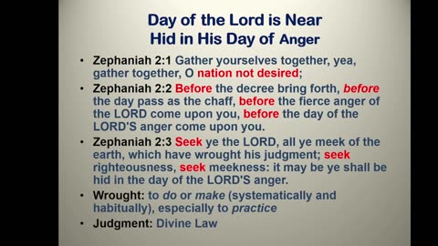 Day of the Lord is Near: Abba Father Fellowship Prayer