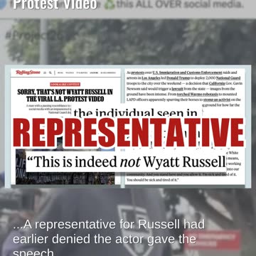Fact Check: Wyatt Russell is NOT the Man Shown in a Viral Los Angeles Protest Video