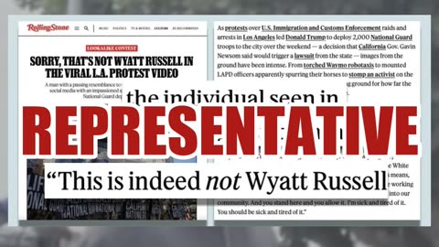 Fact Check: Wyatt Russell is NOT the Man Shown in a Viral Los Angeles Protest Video
