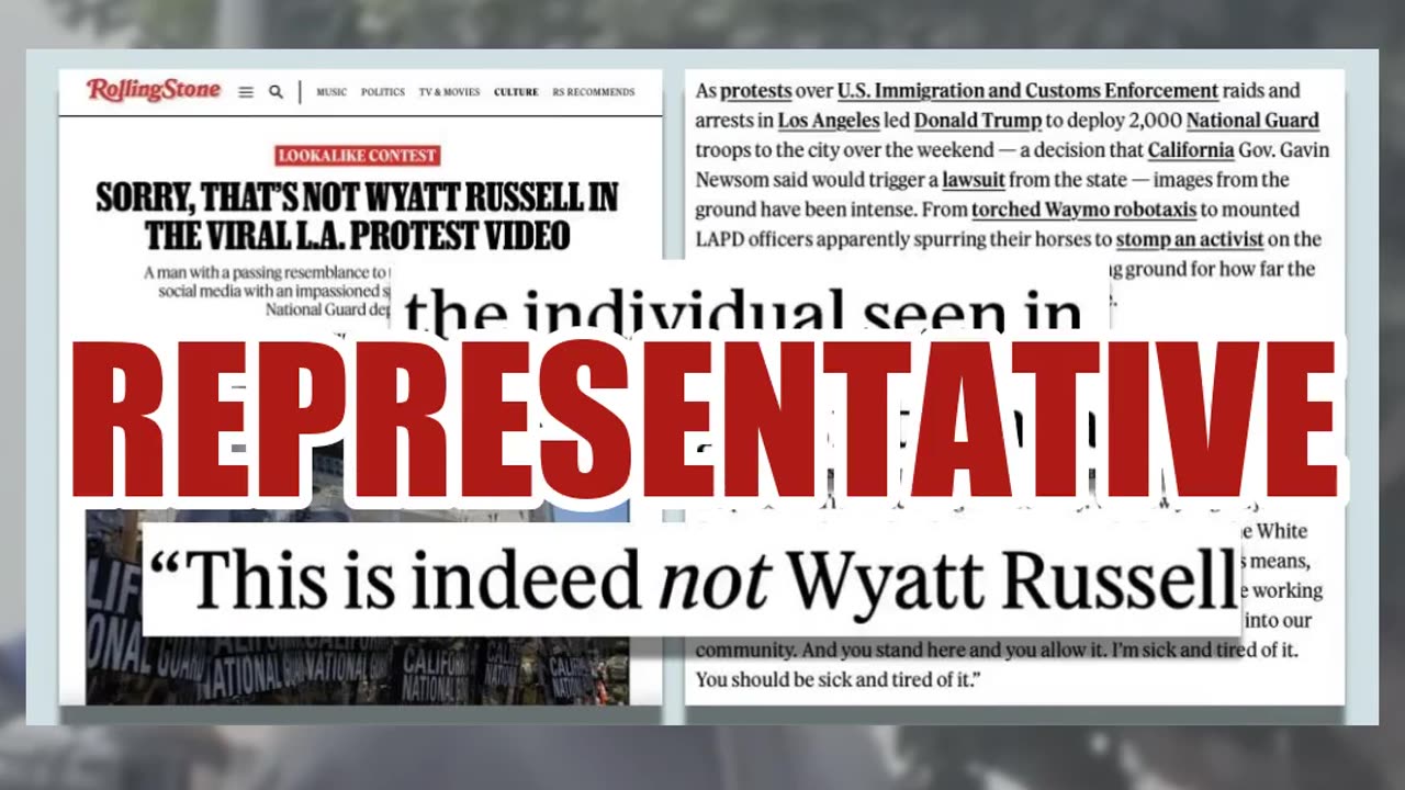 Fact Check: Wyatt Russell is NOT the Man Shown in a Viral Los Angeles Protest Video