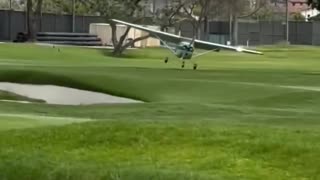 Plane Makes Emergency Landing at Riviera Country Club After Engine Issues