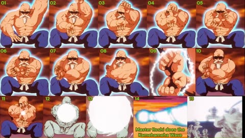 Prototype 184: Master Roshi does the Kamehameha Wave