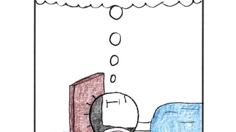 Sticky Shorts: Sleepless (Stick-y Humor Comic Video)