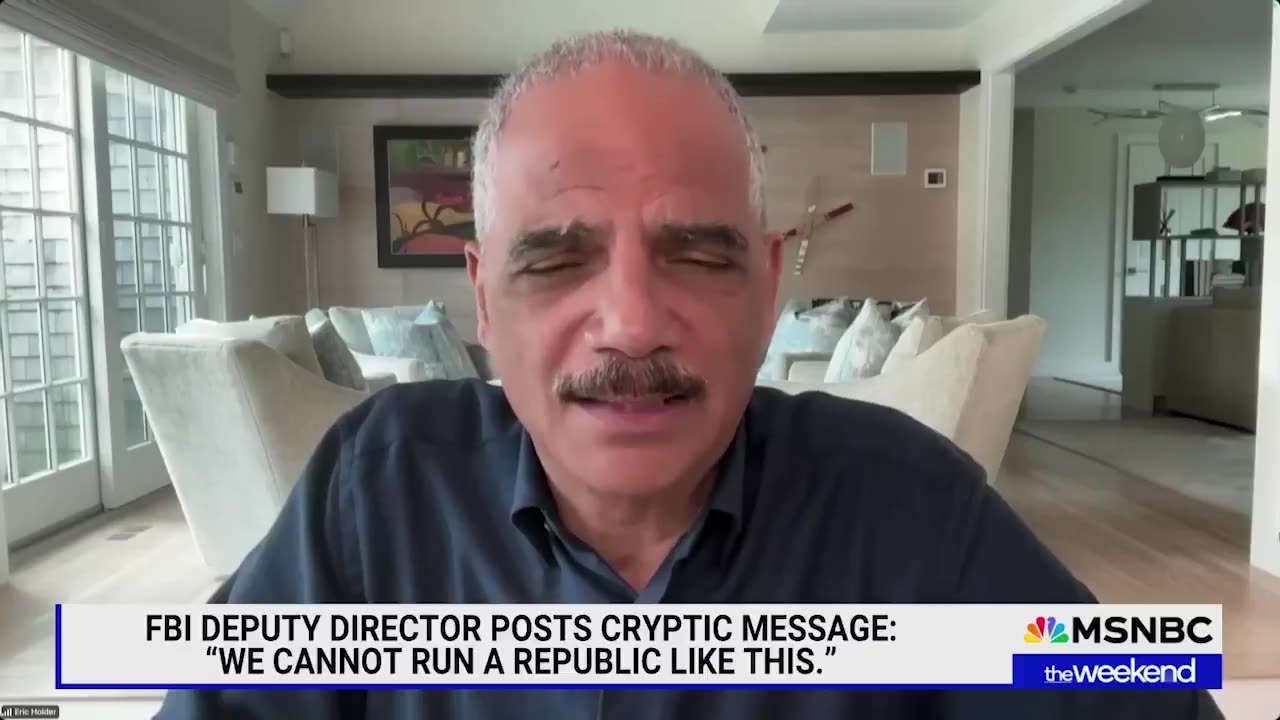 Obama’s Wingman says he’s concerned about the politicization of Trumps DOJ: