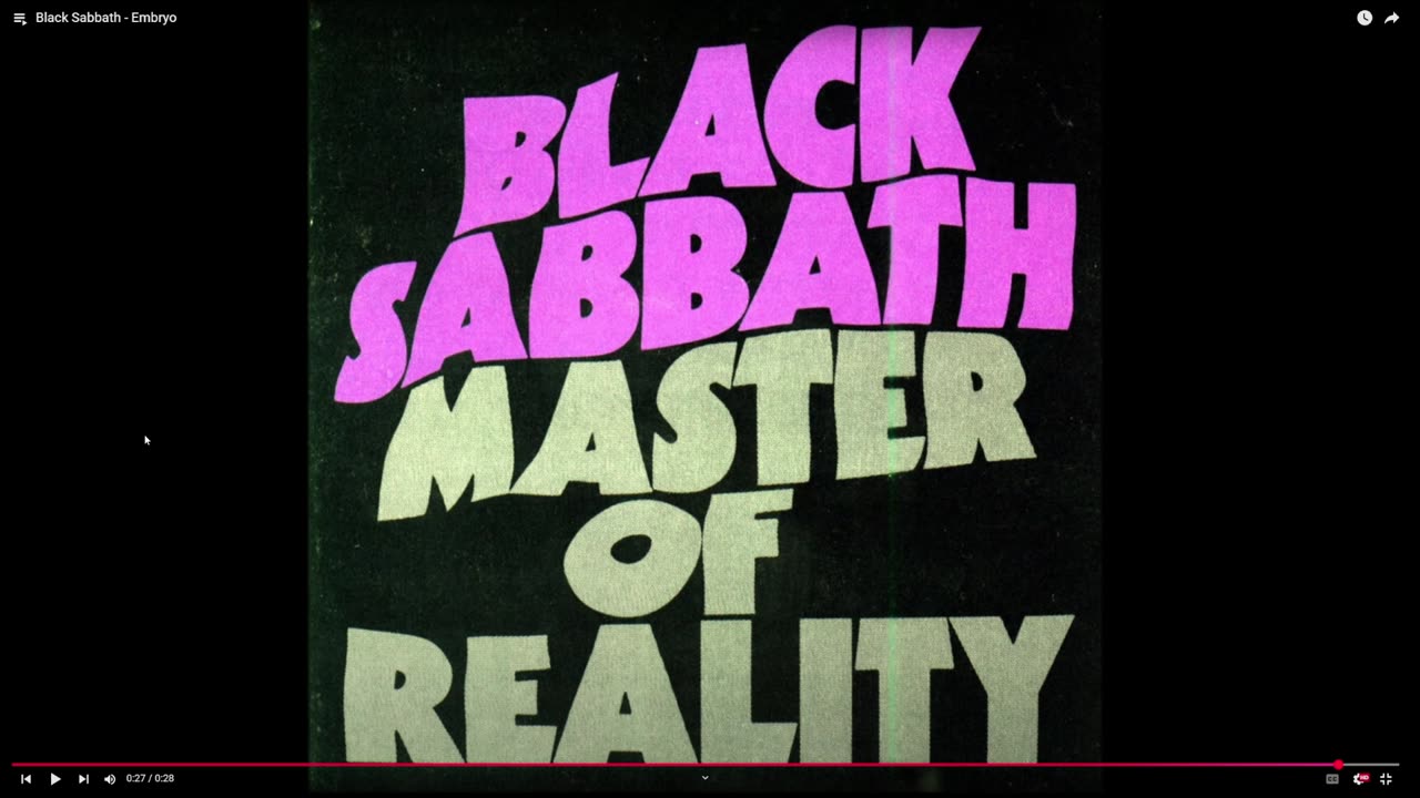 JULIO'S ALBUM SPOTLIGHT #1 - Black Sabbath's "Master of Reality"