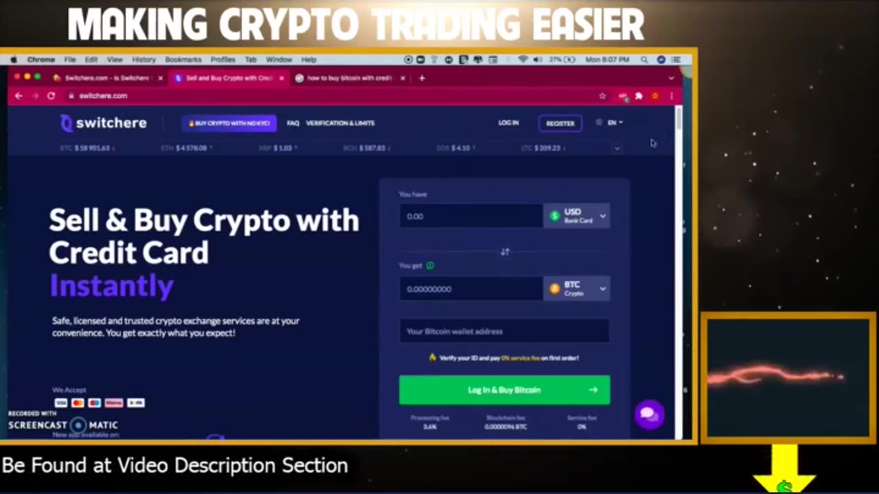 switchere makes buyers easy to buy crypto