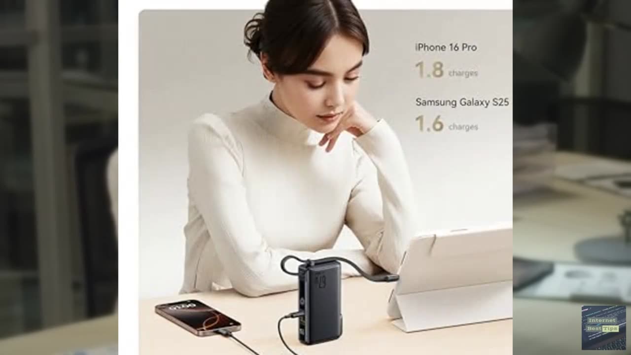 Baseus Nomos Power Bank, 67W Foldable Wall Plug and 10,000mAh 35W Portable Charg