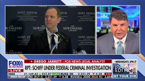Gregg Jarrett Tells Why 'Schiff Had To Have Known' About Alleged Mortgage Fraud