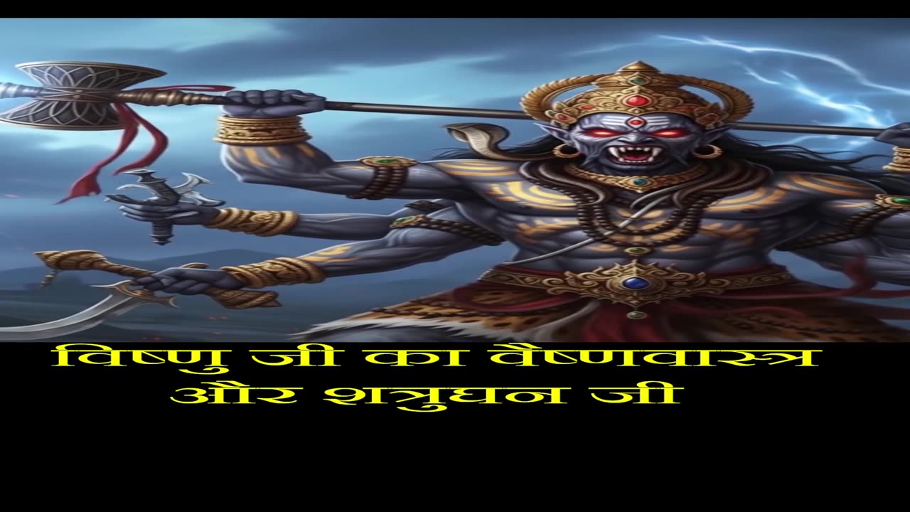 Vishnu Ji ka vaishnavastra वैष्णवास्त्र Aur Satrughan Ji