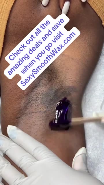 Underarm Waxing with Sexy Smooth Purple Seduction Hard Wax | @waxingqueenadventures