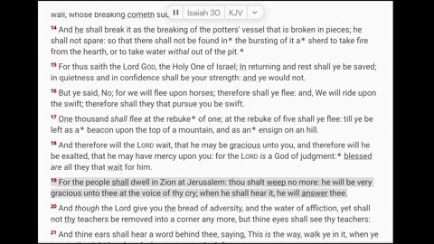 September 18 Scripture Reading