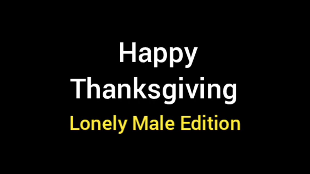 Happy Thanksgiving 😁