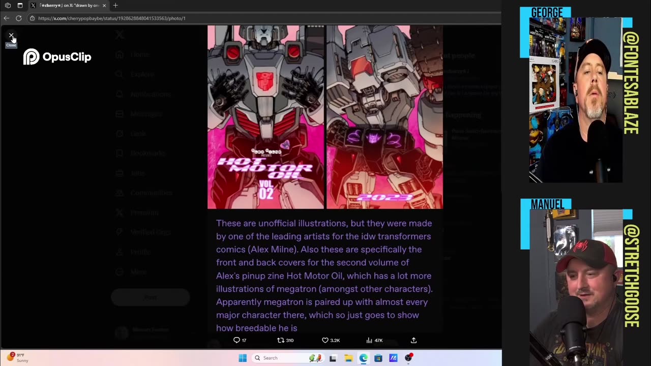 Transformers Gone Wild!!! Fan Fiction turns Megatron into a Gay character.