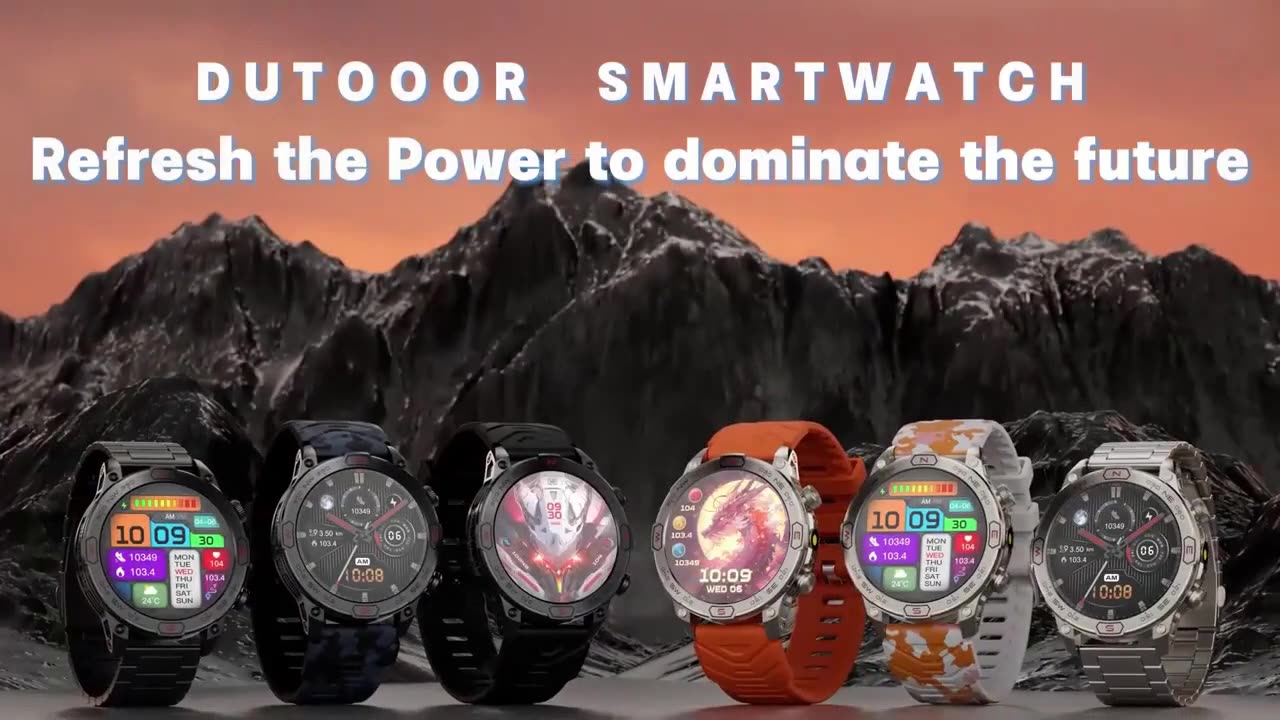 New Military GPS Smart Watch HD Screen Heart Rate Blood Pressure Bluetooth Call Waterproof