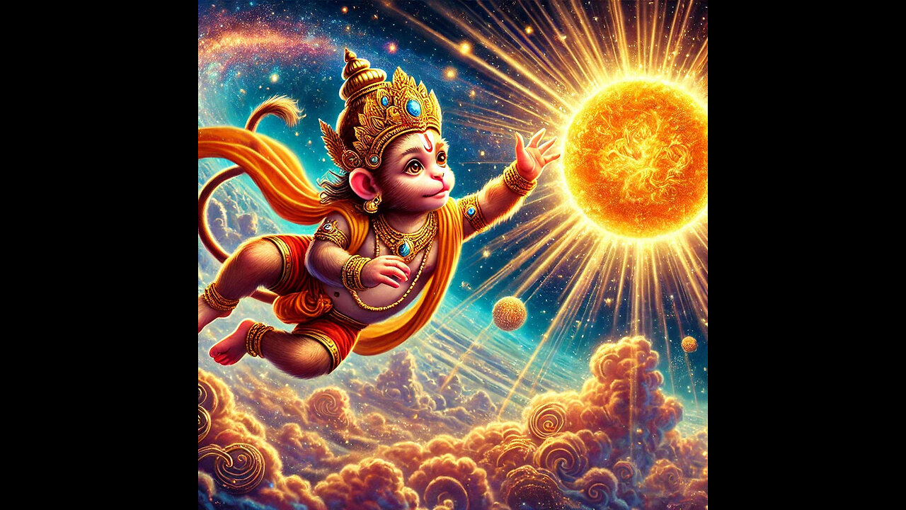 🐒Hanuman’s Sky Leap ☀️: The Untold Myth of Power⚡