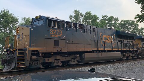 Lightning Fast CSX Train part 29 Stinging the Steel