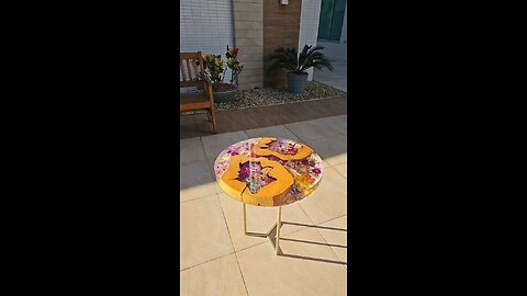 Would You Put This in Your Living Room? – Handmade Resin Table 💫