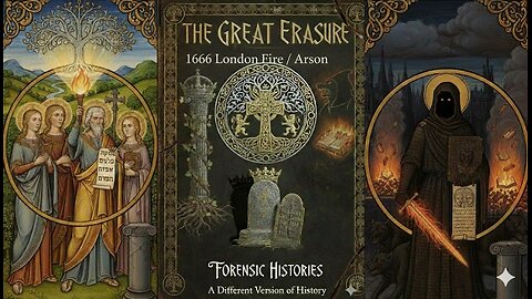 The Great Erasure ; A Different Version of European & Apostolic Christian History 1666 London Arson