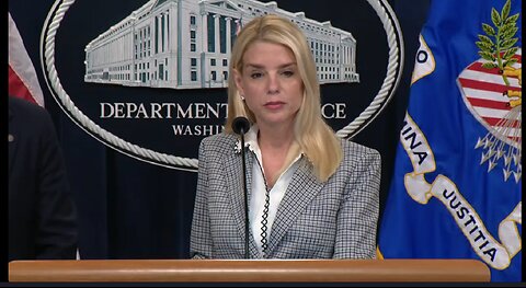 Attorney General Pam Bondi announces major criminal arrest