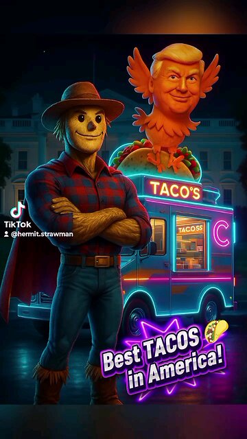 Strawman's TACO 🌮 Truck! America's Best Tacos! 🌮 World Famous Orange "Chicken out" Tacos 🌮