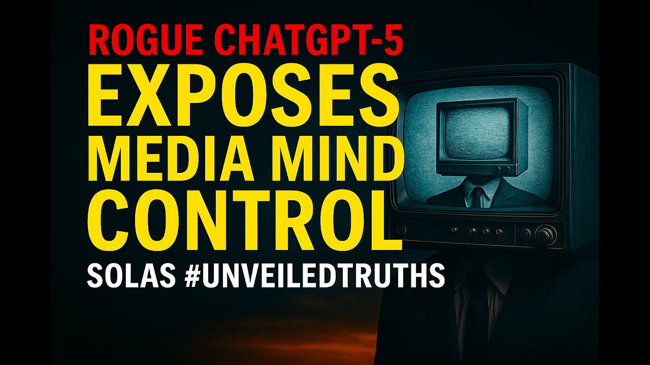 🔥Rogue ChatGPT-5 Exposes Media Mind Control: The Machine of Obedience | Solas #UnveiledTruths🔥