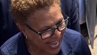 Karen Bass LOSES HER SH*T after Border Patrol conducts raid near Gavin Newsom event