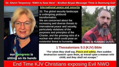 "Dr. Sherri Tenpenny's Warning on NWO - Brother Bryan’s Urgent Message: Time's Running Out"