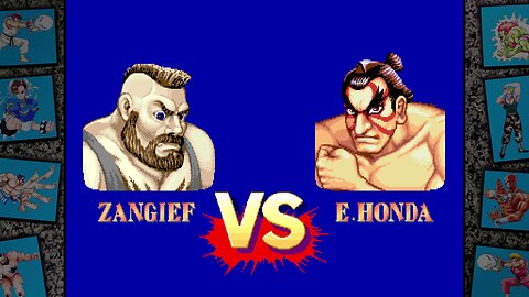 Street Fighter 30th Anniversary Collection: SFII' CE (Steam) - Zangief vs. E. Honda