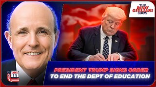 President Trump Signs Executive Order to Dismantle the Dept of Ed