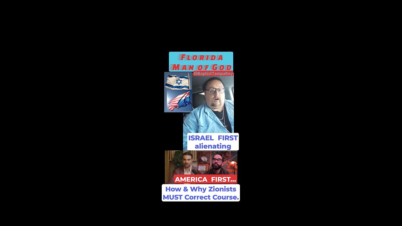 ISRAEL FIRST Alienates MAGA? Lessons From Conflict Between Zionist Ben Shapiro & Patriot Matt Walsh