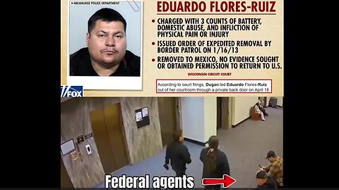New: Milwaukee Co footage: Judge Dugan Deceiving ICE & Aiding Escape of Eduardo Flores-Ruiz, an Illegal Alien