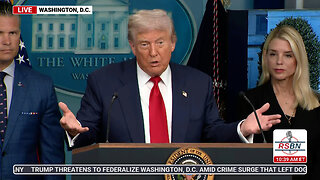 WATCH: President Trump Holds a Press Conference at the White House - 8/11/25