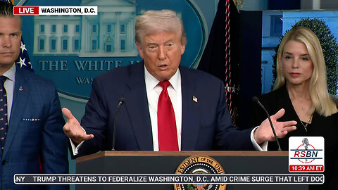 WATCH: President Trump Holds a Press Conference at the White House - 8/11/25