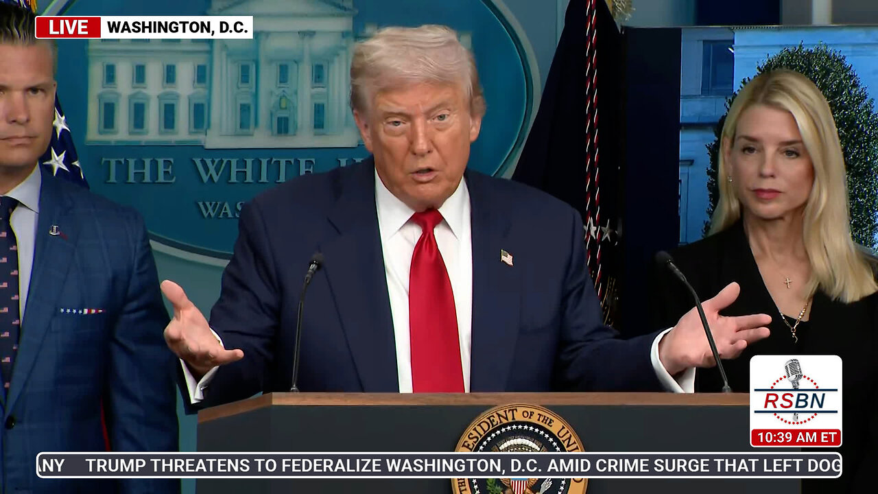 WATCH: President Trump Holds a Press Conference at the White House - 8/11/25