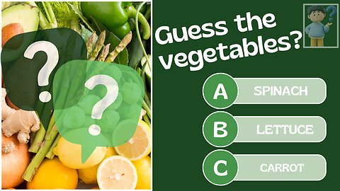 Guess the Vegetable in 3 seconds 🥕🌽🥒 | Ultimate Vegetable Challenge 🌽🥔 | Veggie IQ Test! 🧠🥕