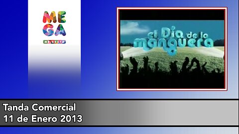 Tanda Comercial Mega (11 de Enero 2013)