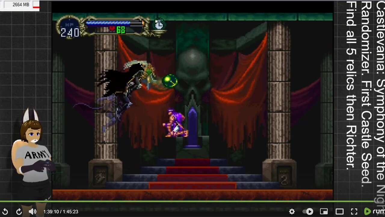 Castlevania Symphony of the Night Randomizer: First Castle Seed