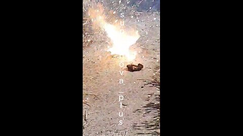 😳 The footage shows liquid from the Shahed thermobaric warhead: it burns