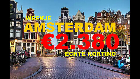 SAVE CLUB NEDERLAND - WEEKJE AMSTERDAM $2.380 KORTING OP JE HOTEL - TOP TEAM ROB BUSER