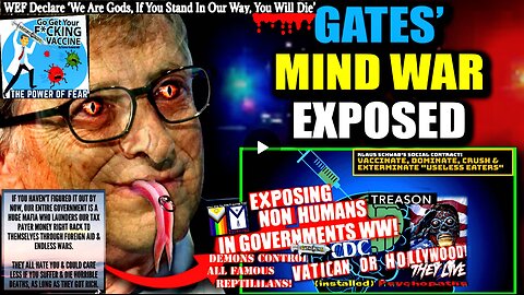 Leaked Video Exposes Gates and CIA Bioengineering Viruses to Control People's Minds