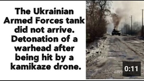 "🇷🇺🇺🇦 Ukrainian Tank Doesn't Arise, Warhead Detonates After Being Hit"