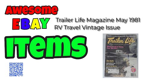 Trailer Life Magazine May 1981 RV Travel Vintage Issue – Retro Camping #Ebay #Auction