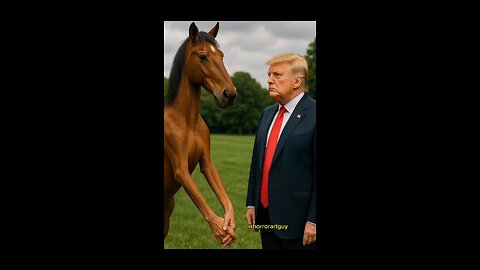 Trump Turns Into A Horse