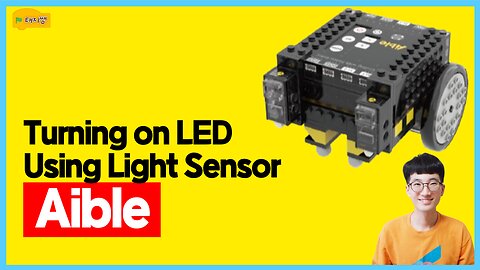 [Coding Education] Neopia Aible – Turning on LED Using Light Sensor