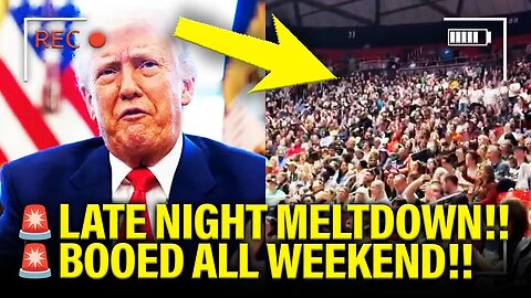 TRUMP HUMILIATED! Massive BOOS and TOTAL MELTDOWN Caught LIVE!