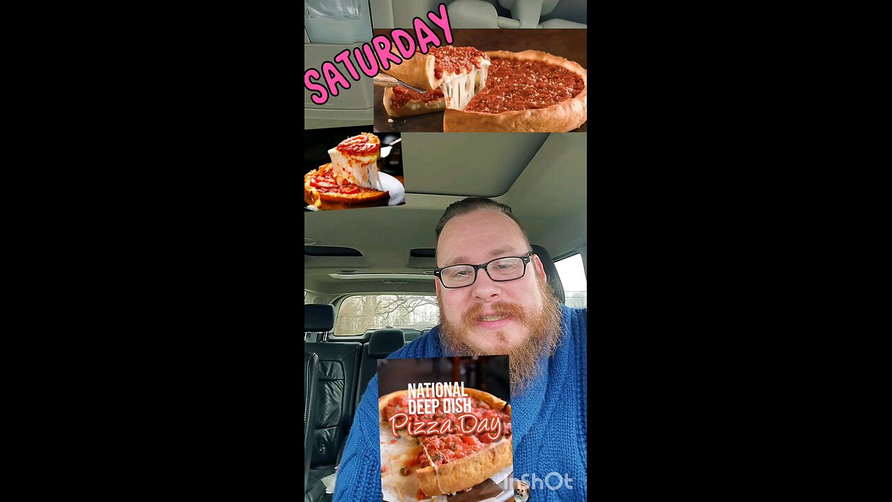 Saturday Deep dish pizza and Star Trek.