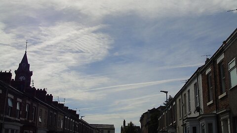 16.Sep.2018 (1310 to 1335) NEUK - Extremely heavy geoengineering over Darlo