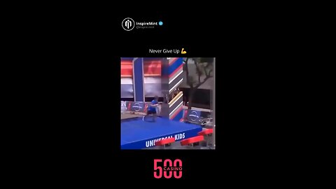Never give up