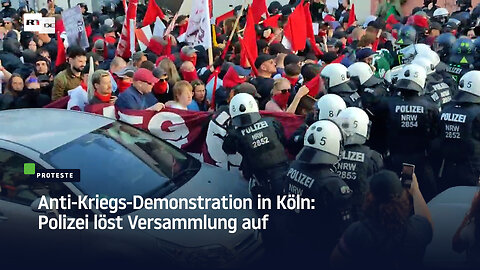 Anti-Kriegs-Demonstration in Köln: Polizei löst Versammlung auf